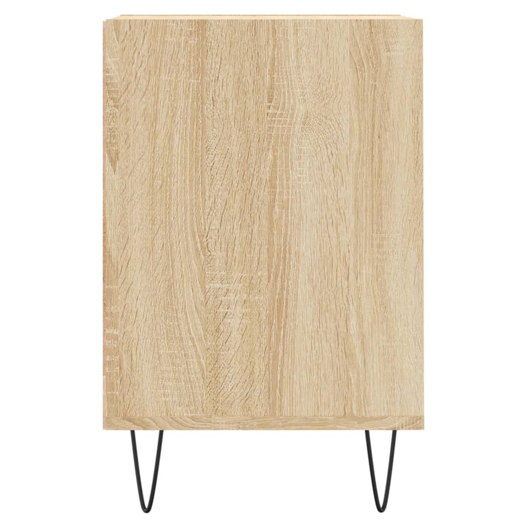 vidaXL Meuble TV Chêne sonoma 160x35x55 cm Bois d'ingénierie