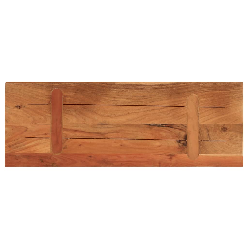 vidaXL Dessus de table 90x40x3,8 cm rectangulaire bois massif d'acacia