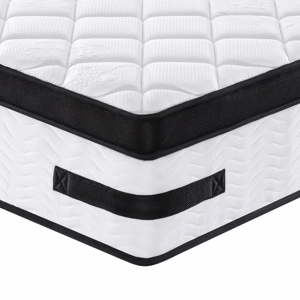 vidaXL Matelas à ressorts ensachés moyen plus 100x200 cm