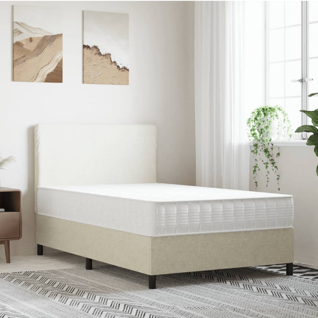 vidaXL Matelas à ressorts ensachés dureté moyenne 120x200 cm