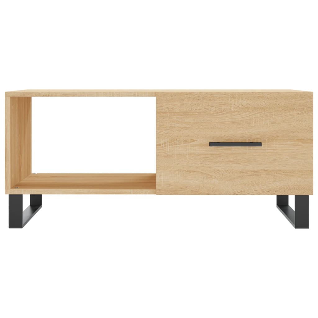 vidaXL Table basse chêne sonoma 90x50x40 cm bois d'ingénierie