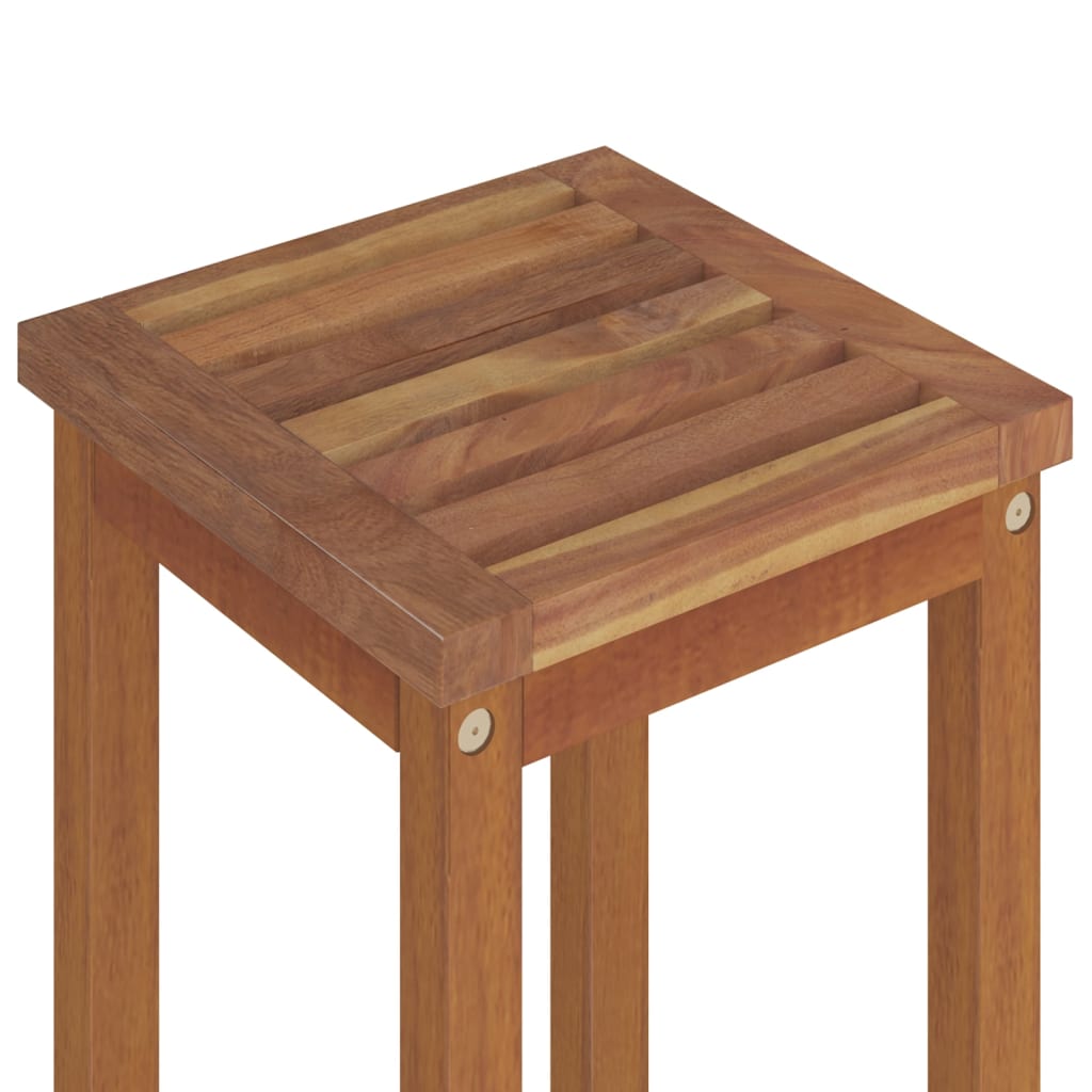 vidaXL Tabourets de bar lot de 8 bois massif d'acacia