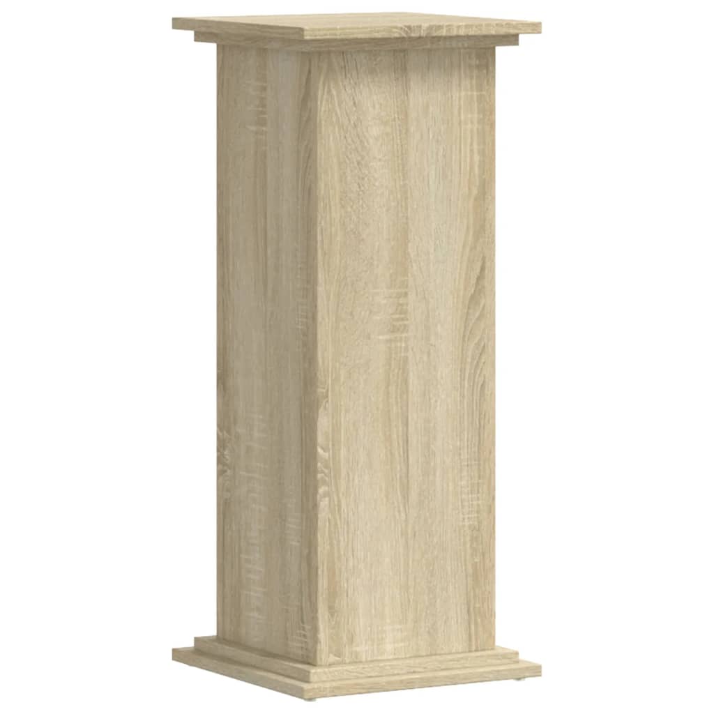 vidaXL Support pour plantes chêne sonoma 33x33x80 cm bois d'ingénierie