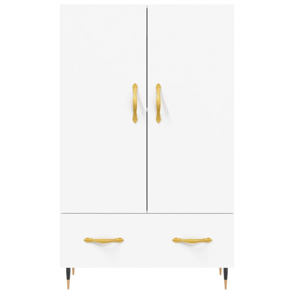 vidaXL Buffet haut blanc 69,5x31x115 cm bois d'ingénierie