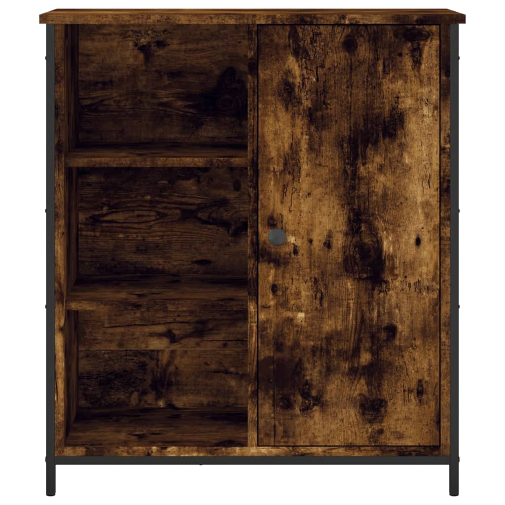 vidaXL Buffet chêne fumé 70x30x80 cm bois d'ingénierie