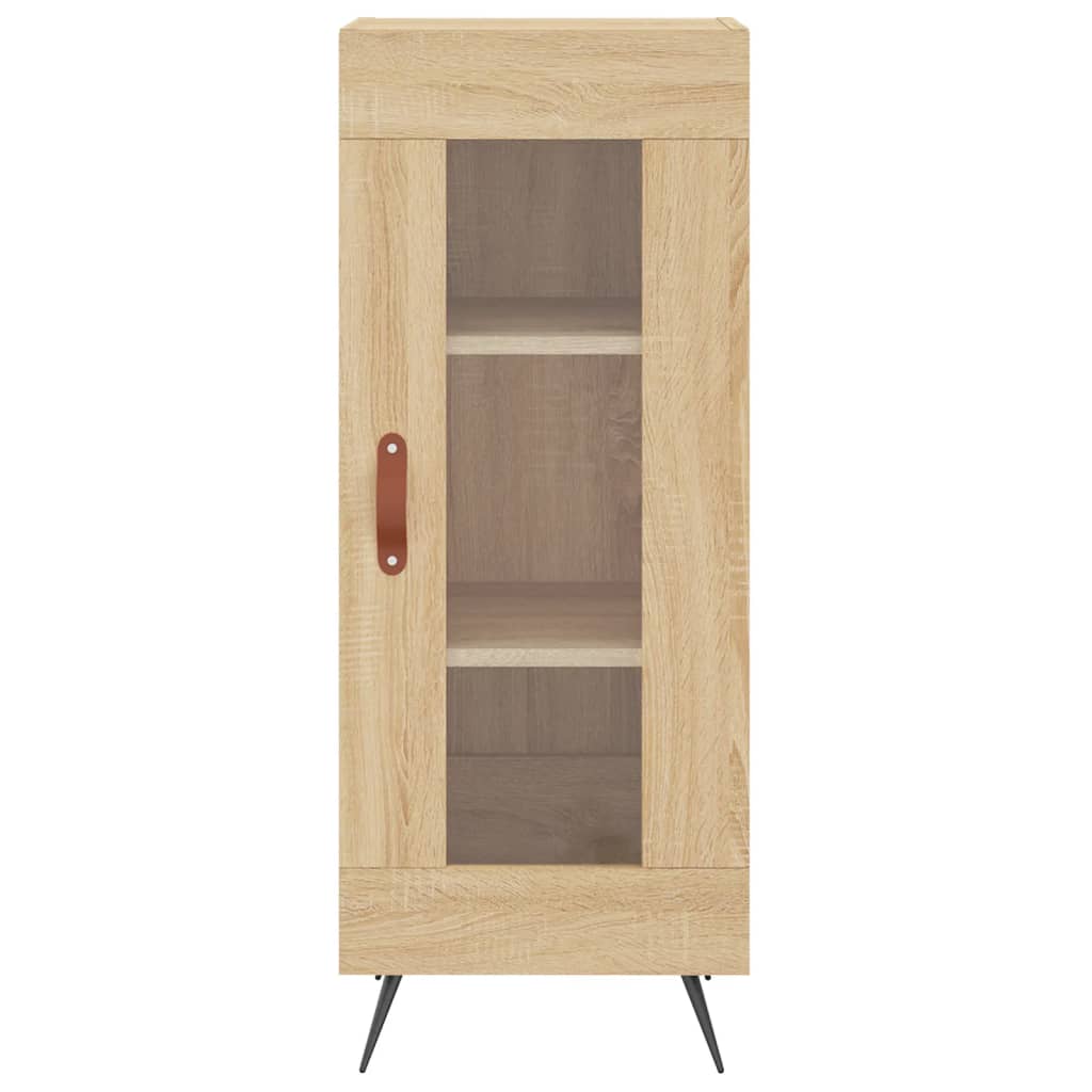 vidaXL Buffet haut Chêne sonoma 34,5x34x180 cm Bois d'ingénierie