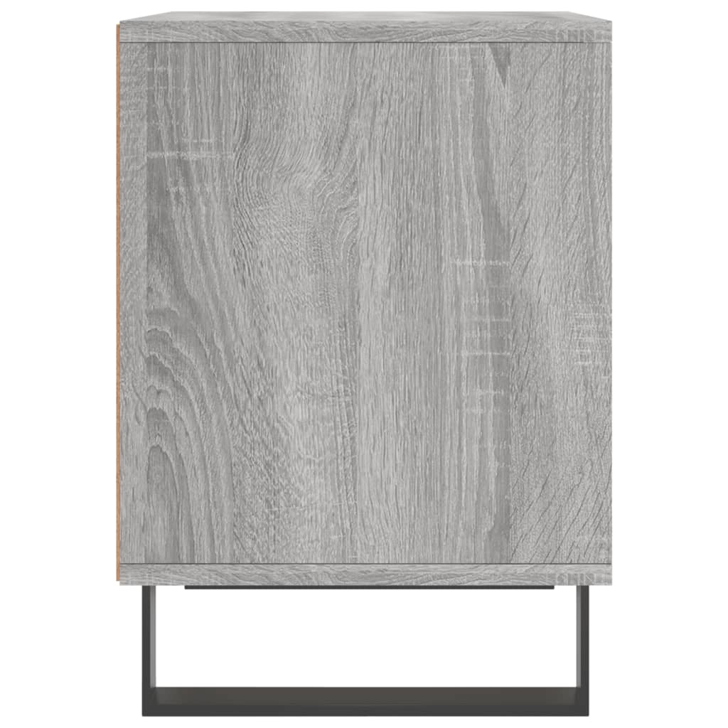 vidaXL Table de chevet sonoma gris 40x35x50 cm bois d’ingénierie