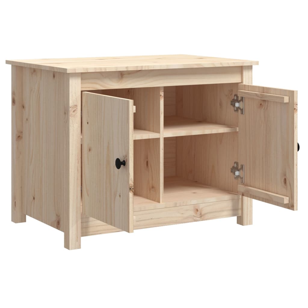 vidaXL Table basse 71x49x55 cm Bois massif de pin