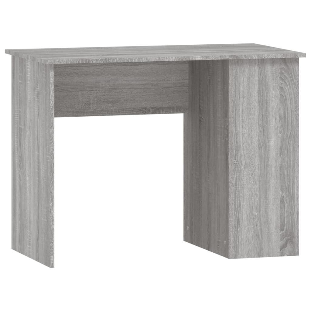 vidaXL Bureau sonoma gris 100x55x75 cm bois d'ingénierie