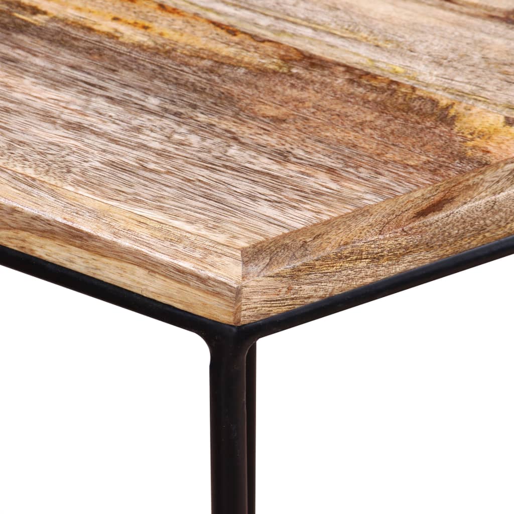 vidaXL Table basse Bois de manguier massif 56x48x40 cm