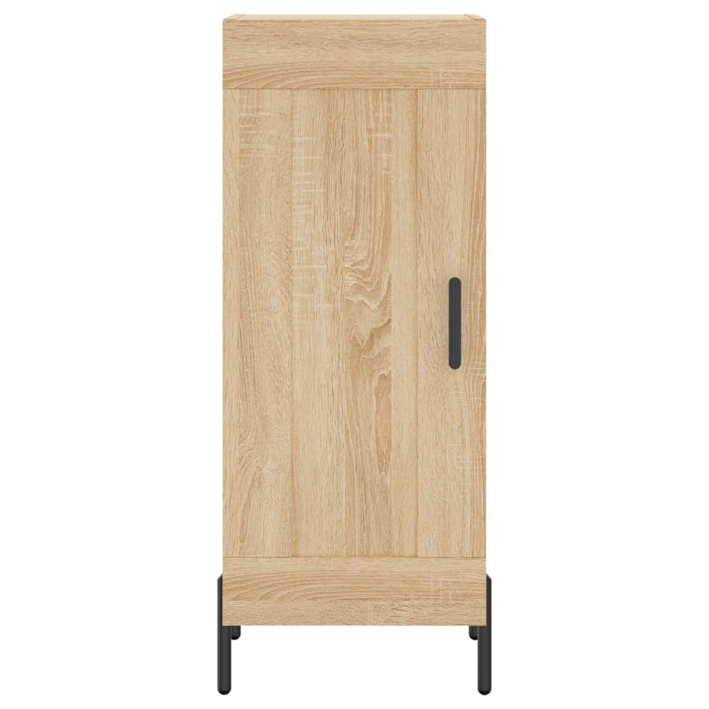 vidaXL Buffet haut Chêne sonoma 34,5x34x180 cm Bois d'ingénierie