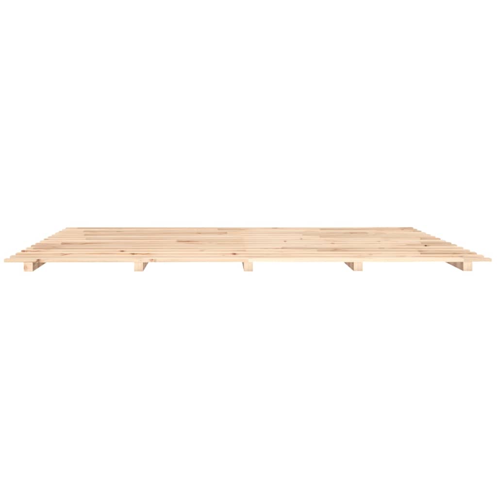 vidaXL Cadre de lit sans matelas 200x200 cm bois massif de pin