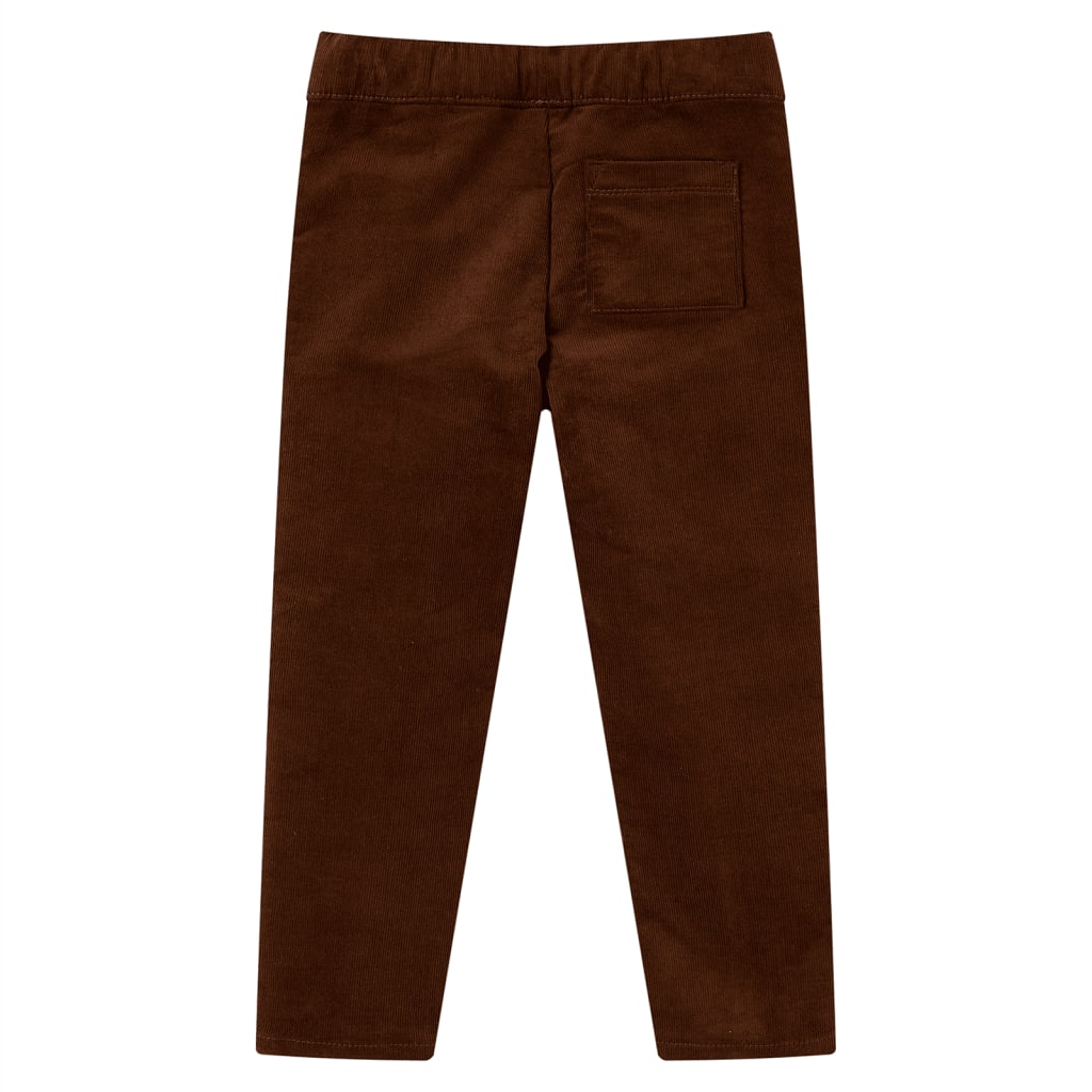 Pantalons pour enfants cognac 128