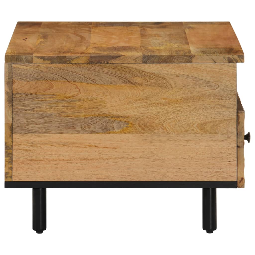 vidaXL Table basse 80x54x40 cm bois de manguier massif
