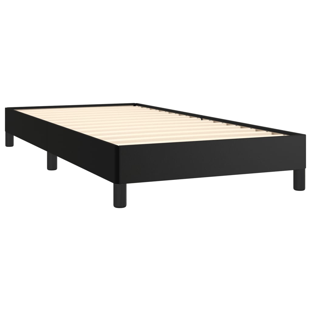 vidaXL Cadre de lit sans matelas noir 90x200 cm similicuir