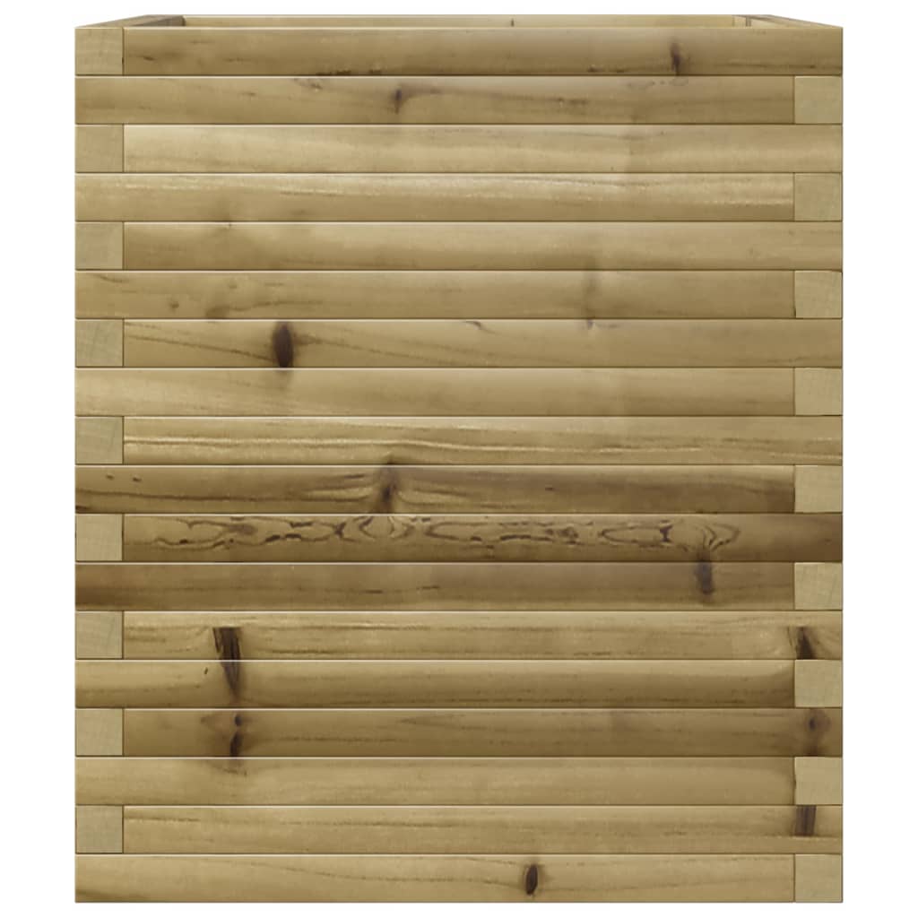 vidaXL Jardinière 60x60x68,5 cm bois de pin imprégné