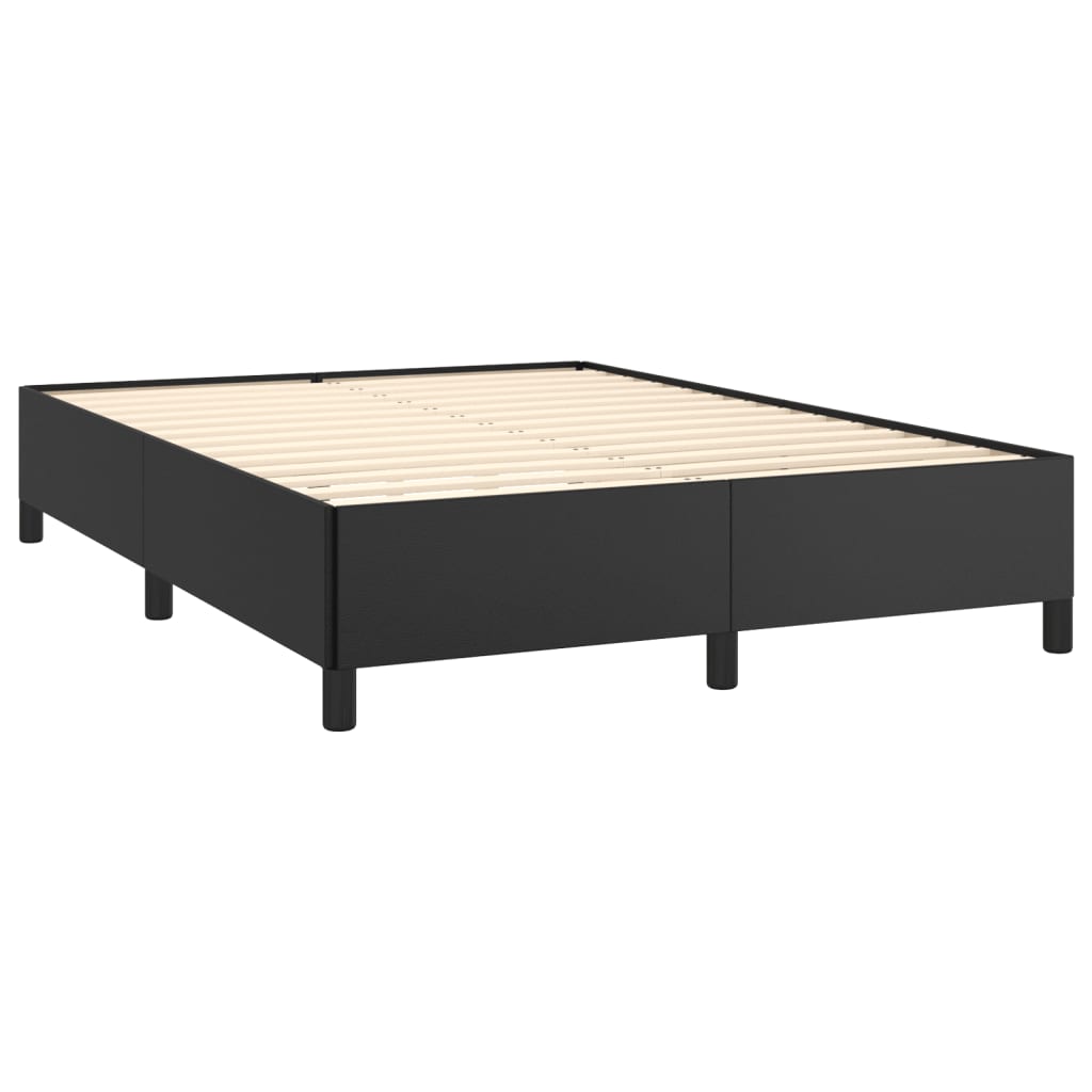 vidaXL Cadre de lit sans matelas noir 140x200 cm similicuir