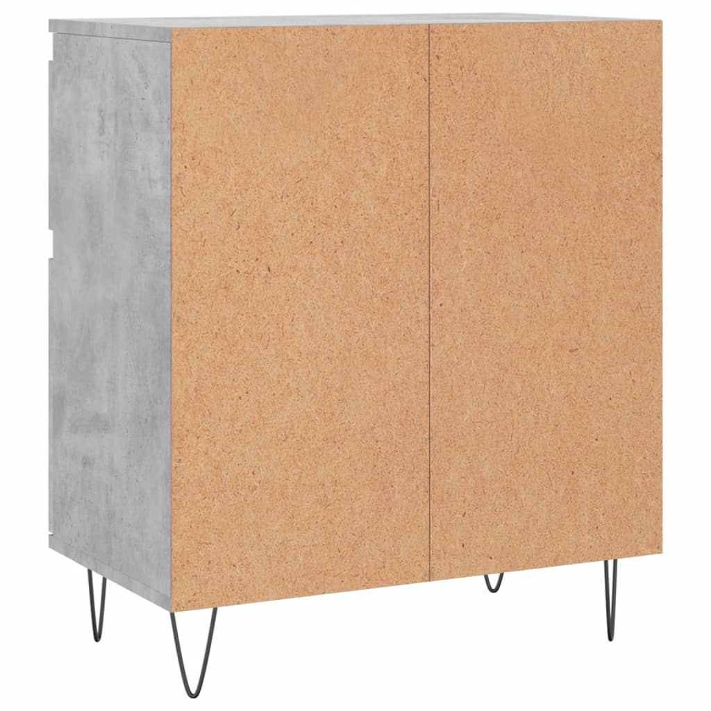 vidaXL Buffet Gris béton 60x35x70 cm Bois d'ingénierie