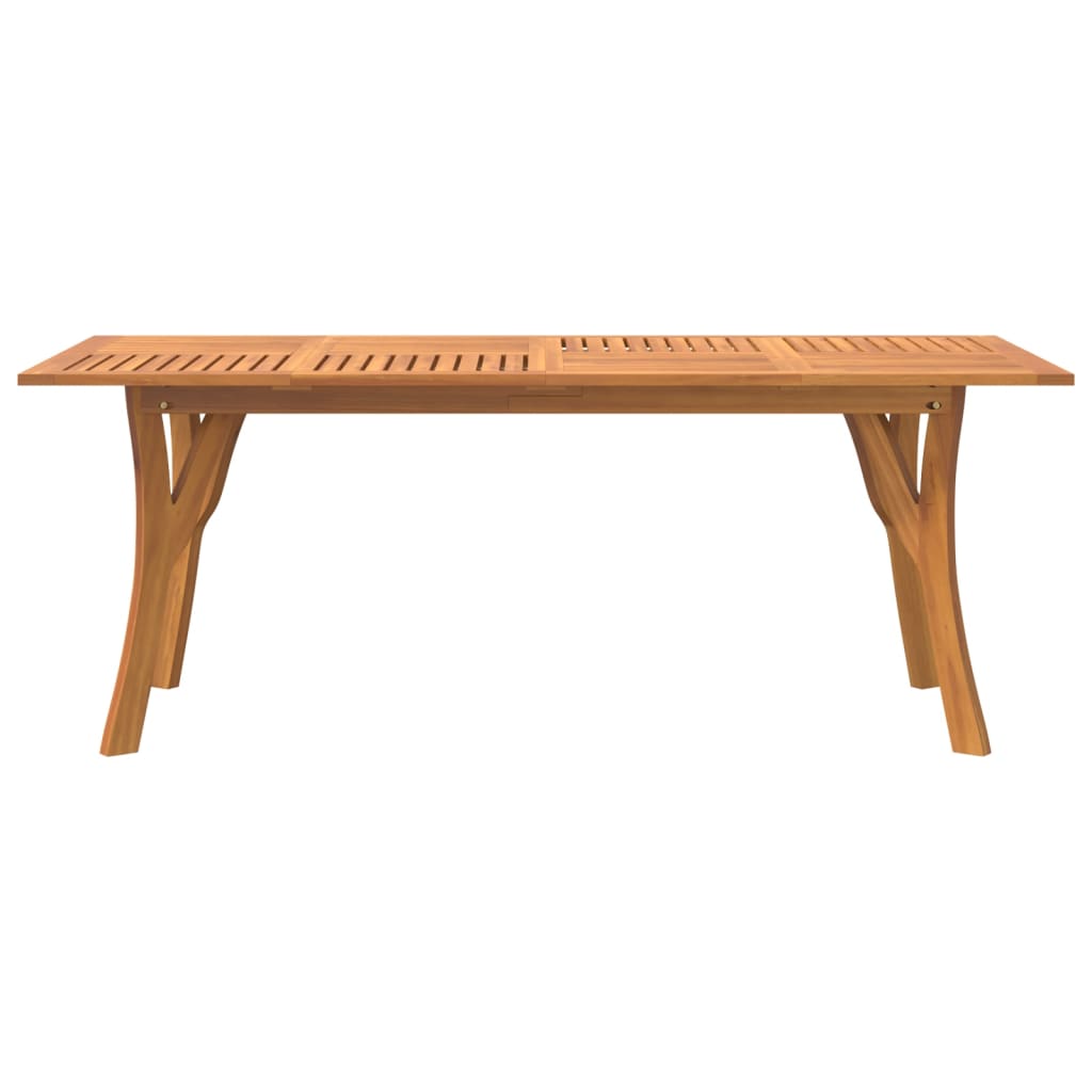 vidaXL Table de jardin 200x90x75 cm Bois d'acacia solide