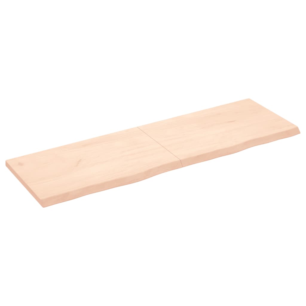 vidaXL Dessus de table 160x50x(2-4) cm bois de chêne massif non traité