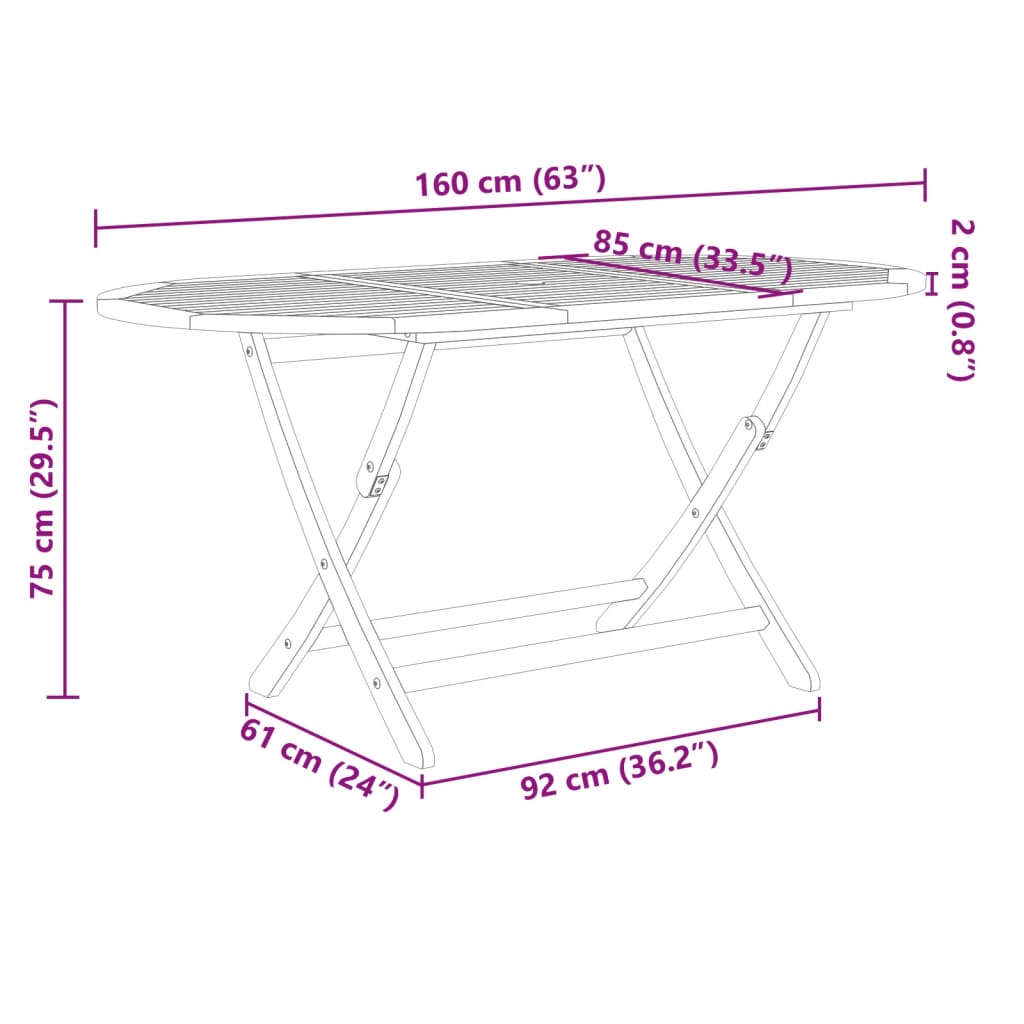 vidaXL Ensemble à manger de jardin 9pcs bois d'acacia solide textilène