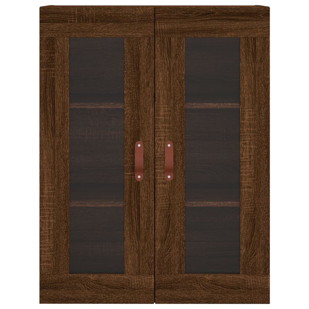 vidaXL Armoire murale chêne marron 69,5x34x90 cm