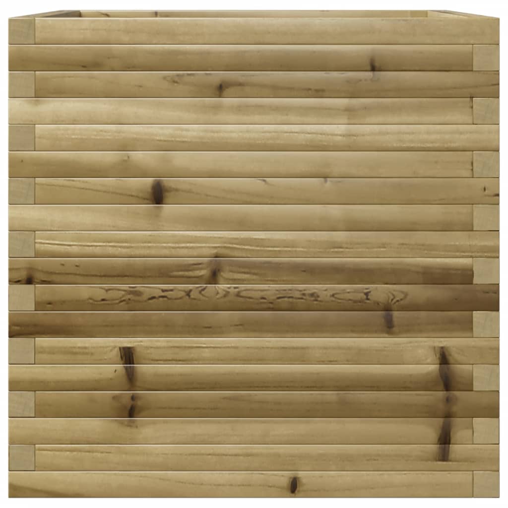 vidaXL Jardinière 70x70x68,5 cm bois de pin imprégné