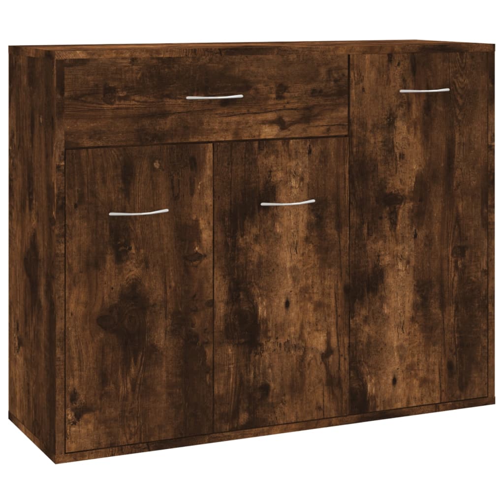 vidaXL Buffet Chêne fumé 88x30x70 cm Bois d'ingénierie