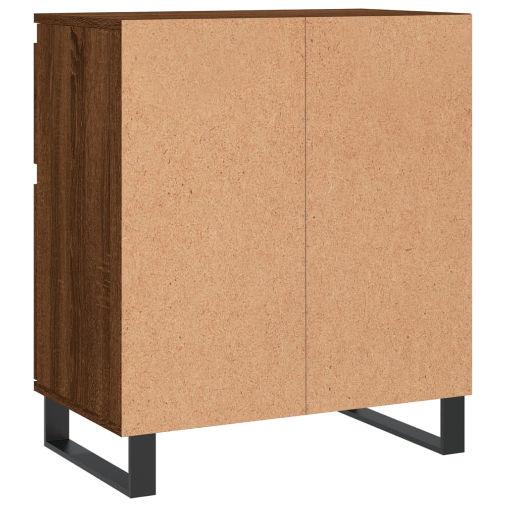 vidaXL Buffet Chêne marron 60x35x70 cm Bois d'ingénierie