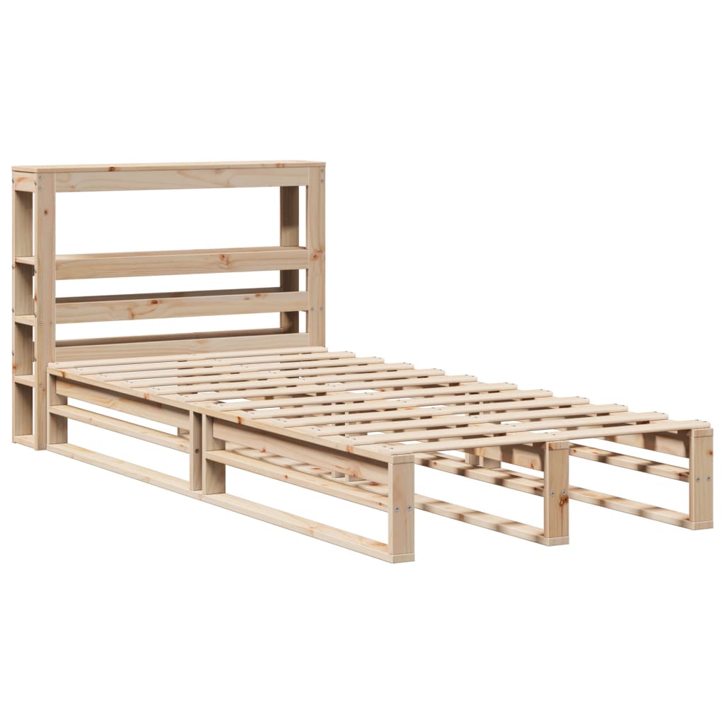 vidaXL Cadre de lit sans matelas 100x200 cm bois massif de pin