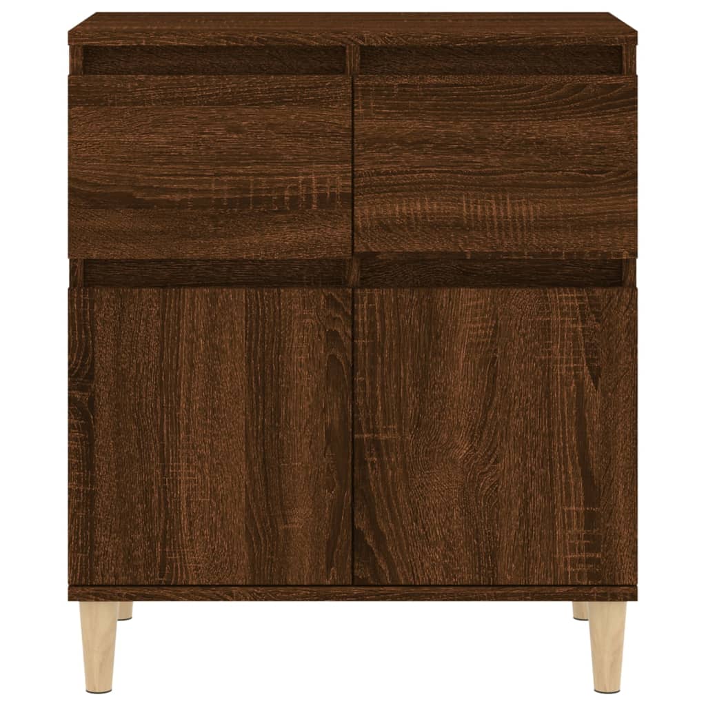 vidaXL Buffet Chêne marron 60x35x70 cm Bois d'ingénierie