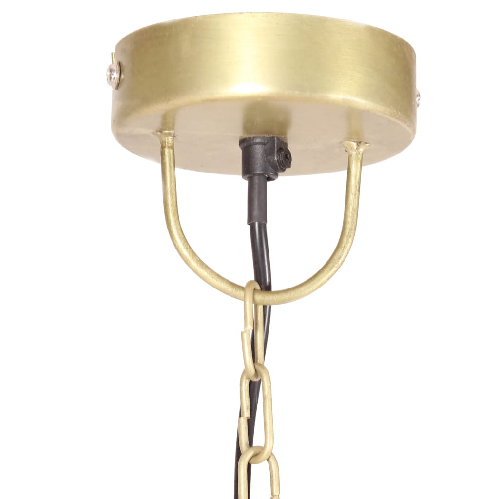 vidaXL Lampe suspendue industrielle 25 W Laiton Rond 32 cm E27