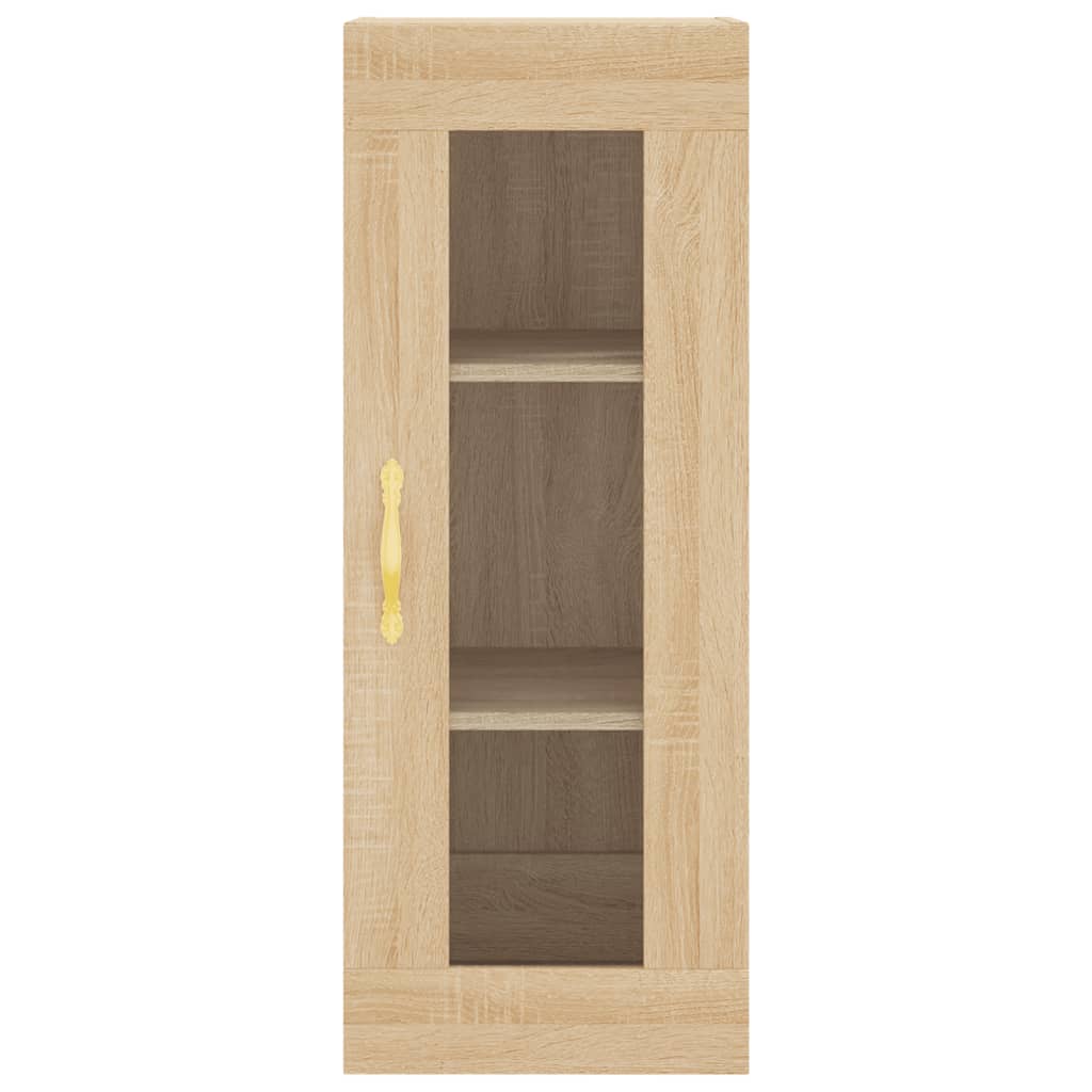 vidaXL Buffet haut Chêne sonoma 34,5x34x180 cm Bois d'ingénierie