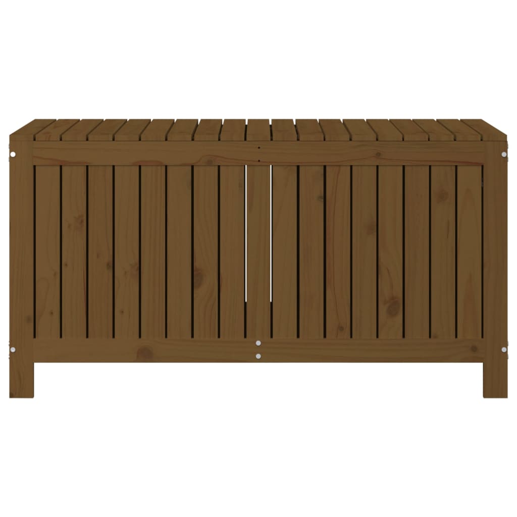 vidaXL Boîte de rangement de jardin Marron miel 121x55x64 cm Bois pin