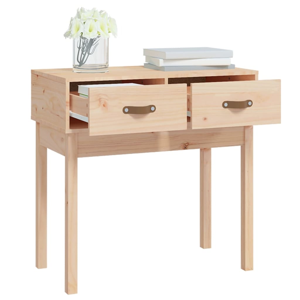 vidaXL Table console 76,5x40x75 cm Bois massif de pin