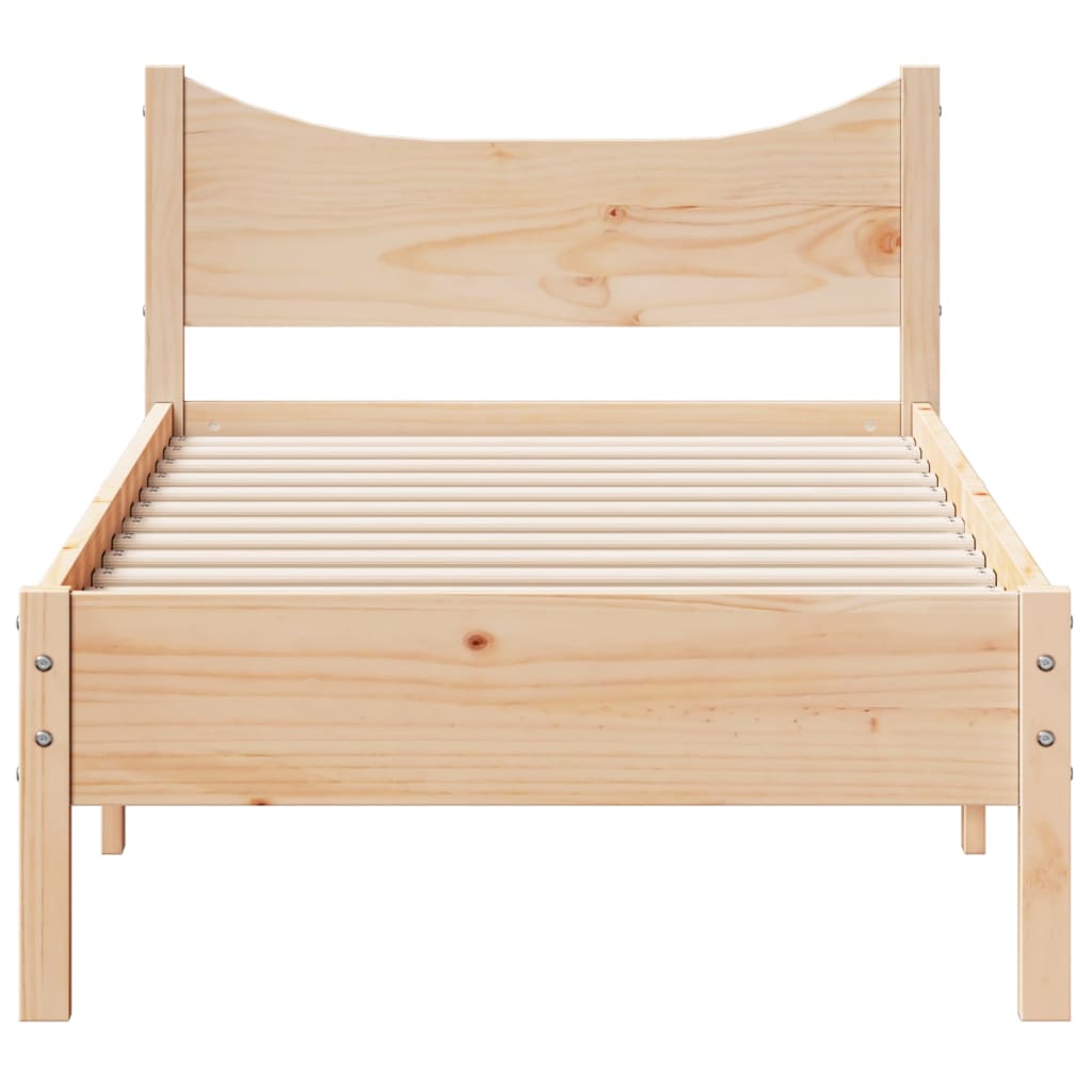 vidaXL Cadre de lit sans matelas 100x200 cm bois massif de pin