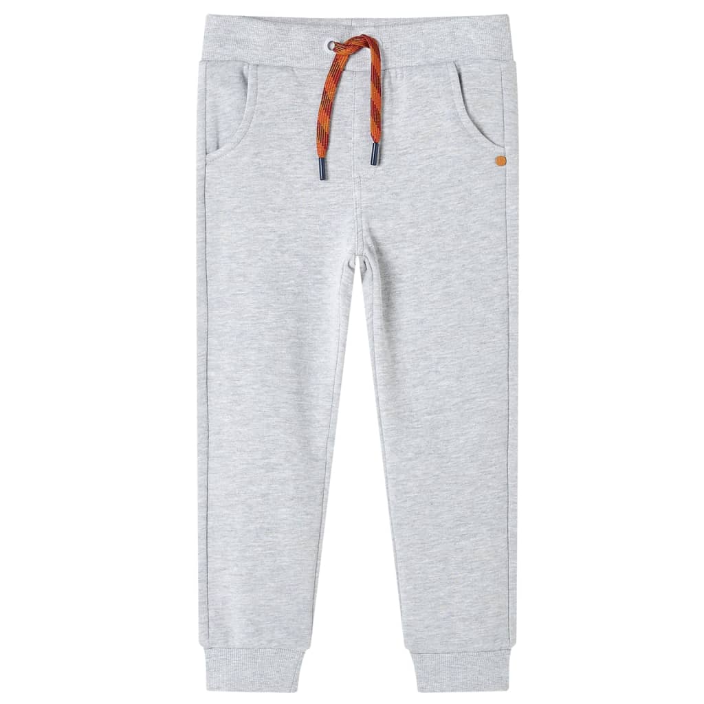 Pantalon de survêtement pour enfants gris mélangé 140