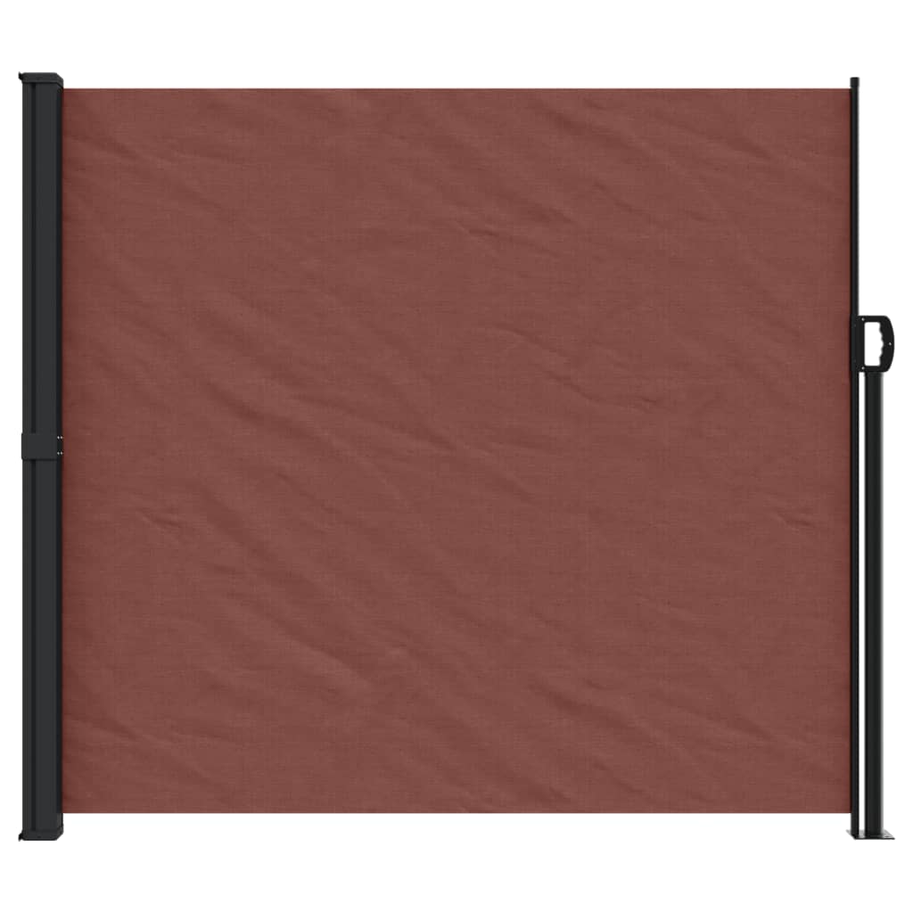 vidaXL Auvent latéral rétractable marron 180x300 cm