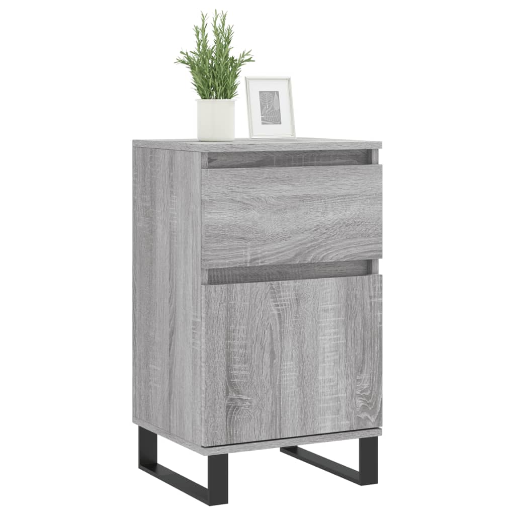 vidaXL Buffet sonoma gris 40x35x70 cm bois d'ingénierie