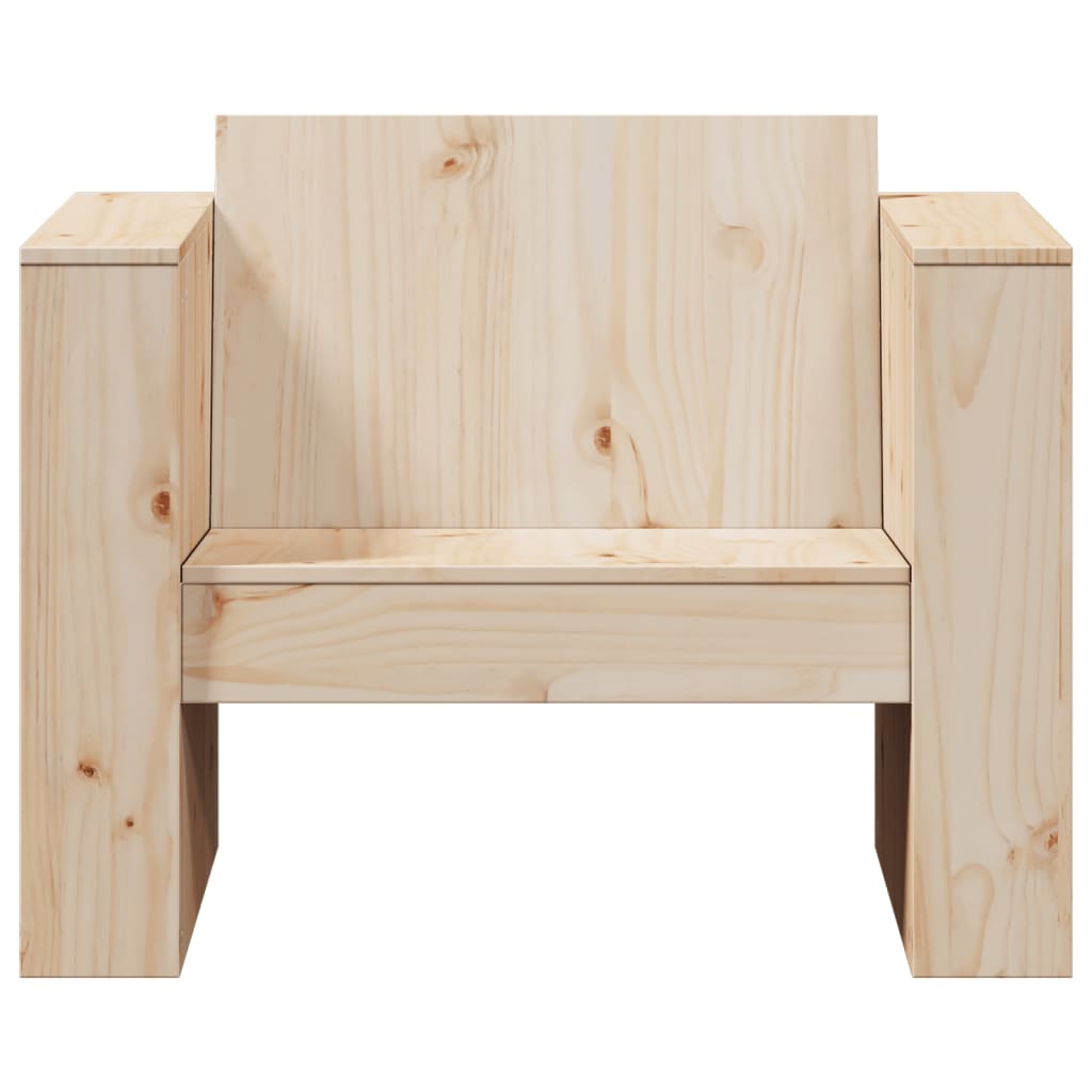 vidaXL Canapé de jardin 79x60x62 cm bois de pin massif