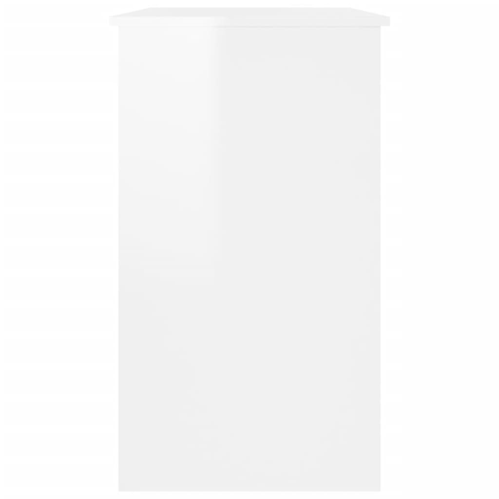 vidaXL Bureau Blanc 90x45x76 cm Aggloméré au meilleur prix