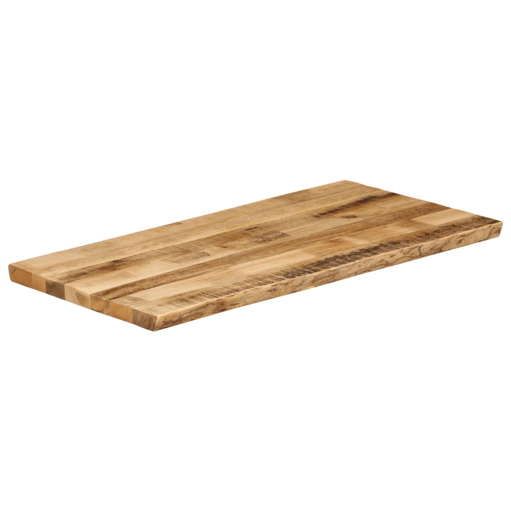 vidaXL Dessus de table bord vivant 110x60x3,8 cm bois de manguier brut