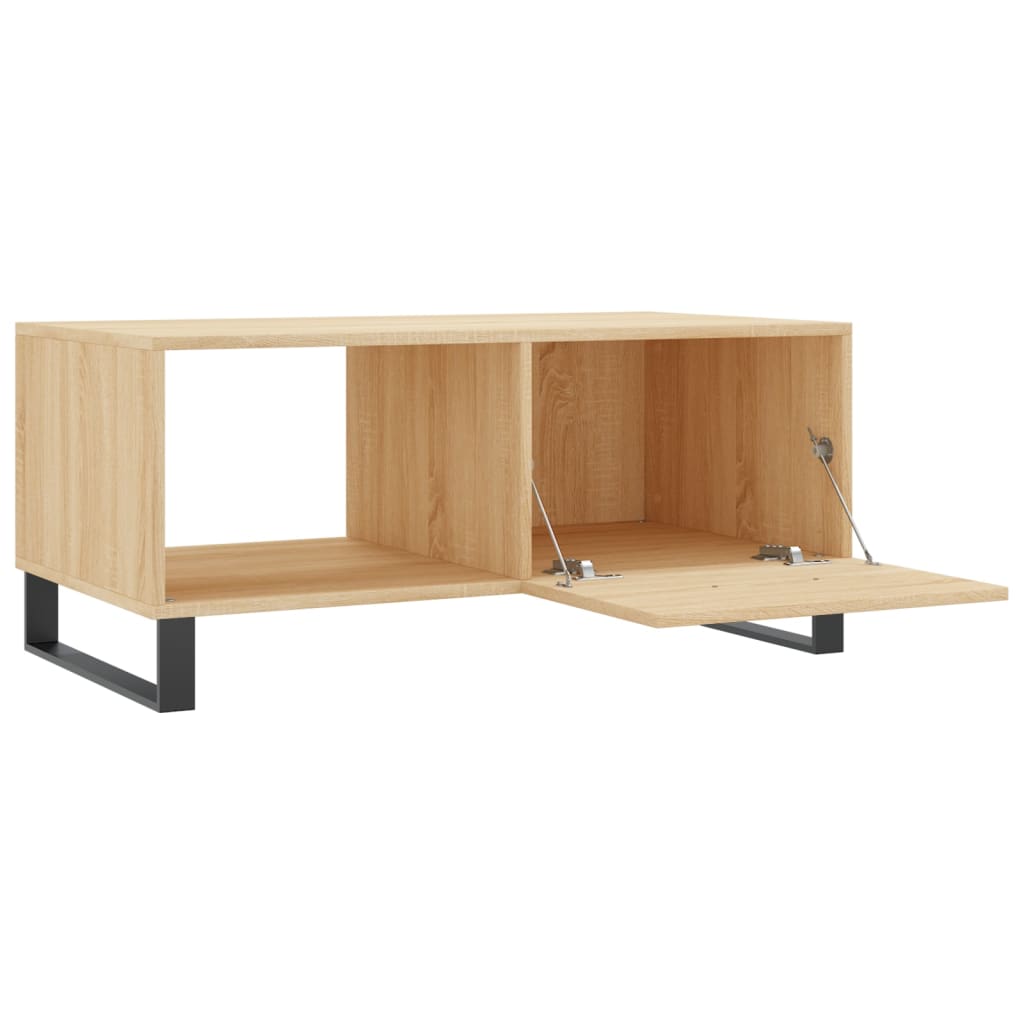 vidaXL Table basse chêne sonoma 90x50x40 cm bois d'ingénierie