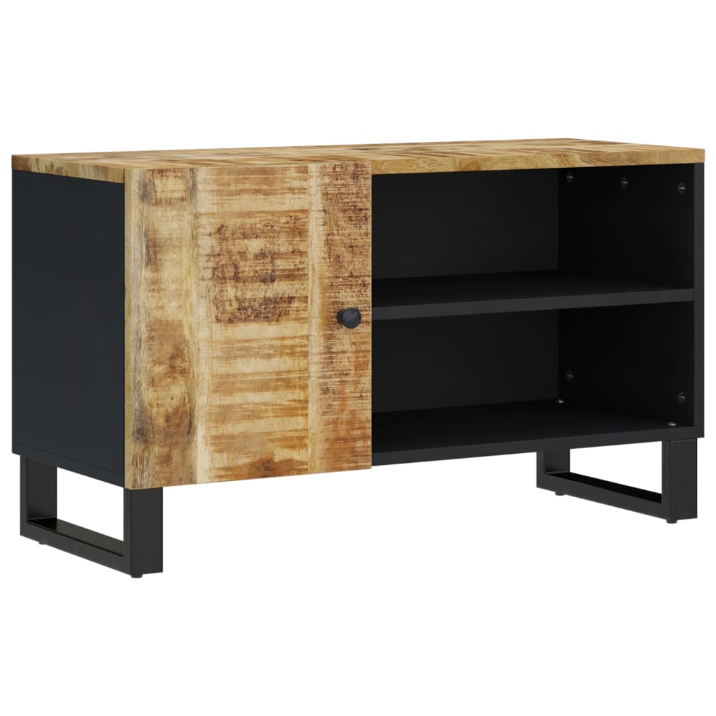 vidaXL Meuble TV 80x33x46 cm bois de manguier et d'ingénierie