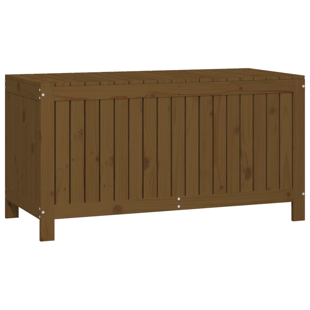 vidaXL Boîte de rangement de jardin Marron miel 121x55x64 cm Bois pin