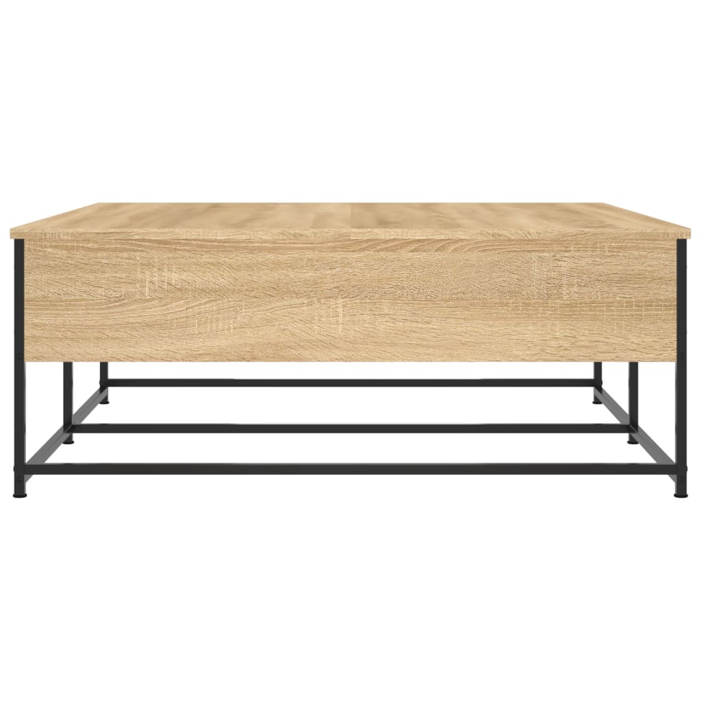 vidaXL Table basse chêne sonoma 100x99x40 cm bois d'ingénierie