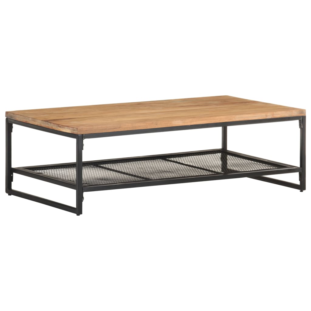 vidaXL Table basse 110x60x35 cm Bois d'acacia massif