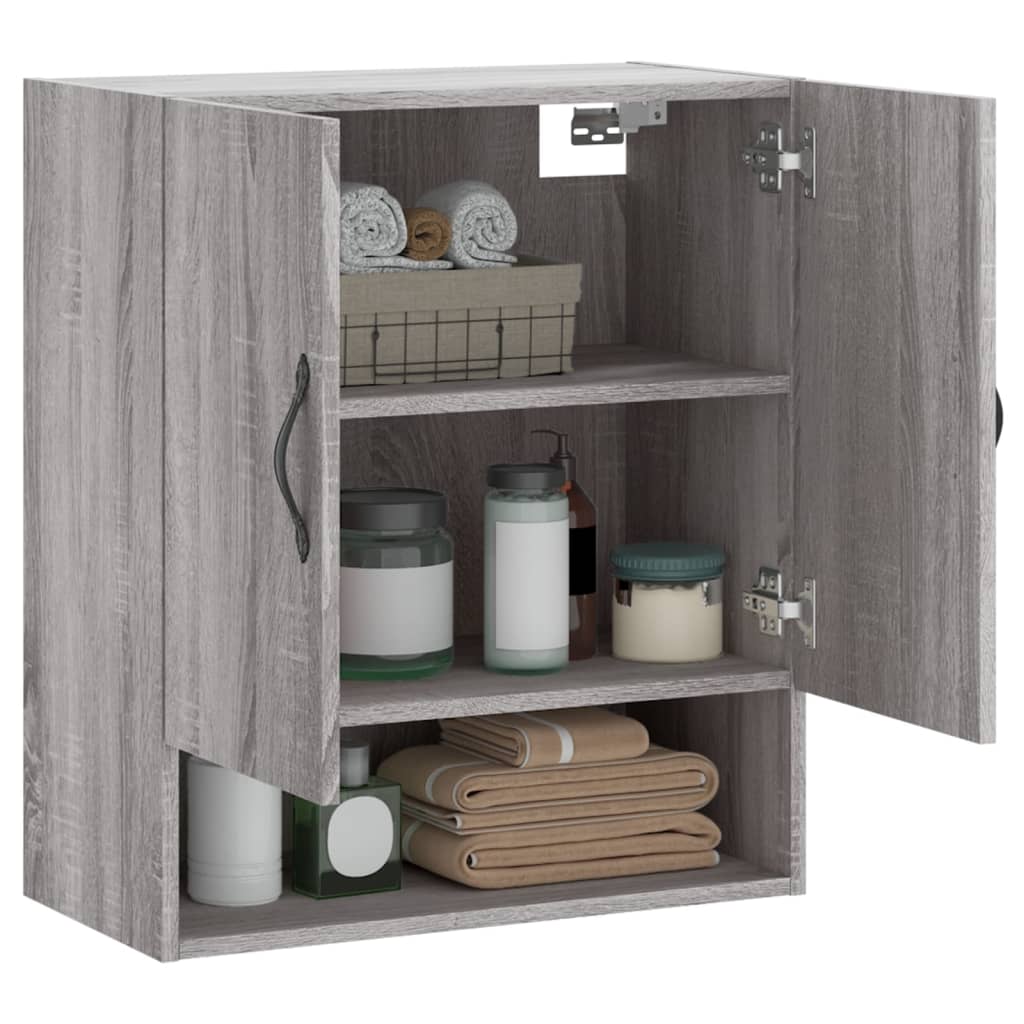 vidaXL Armoire murale sonoma gris 60x31x70 cm bois d'ingénierie