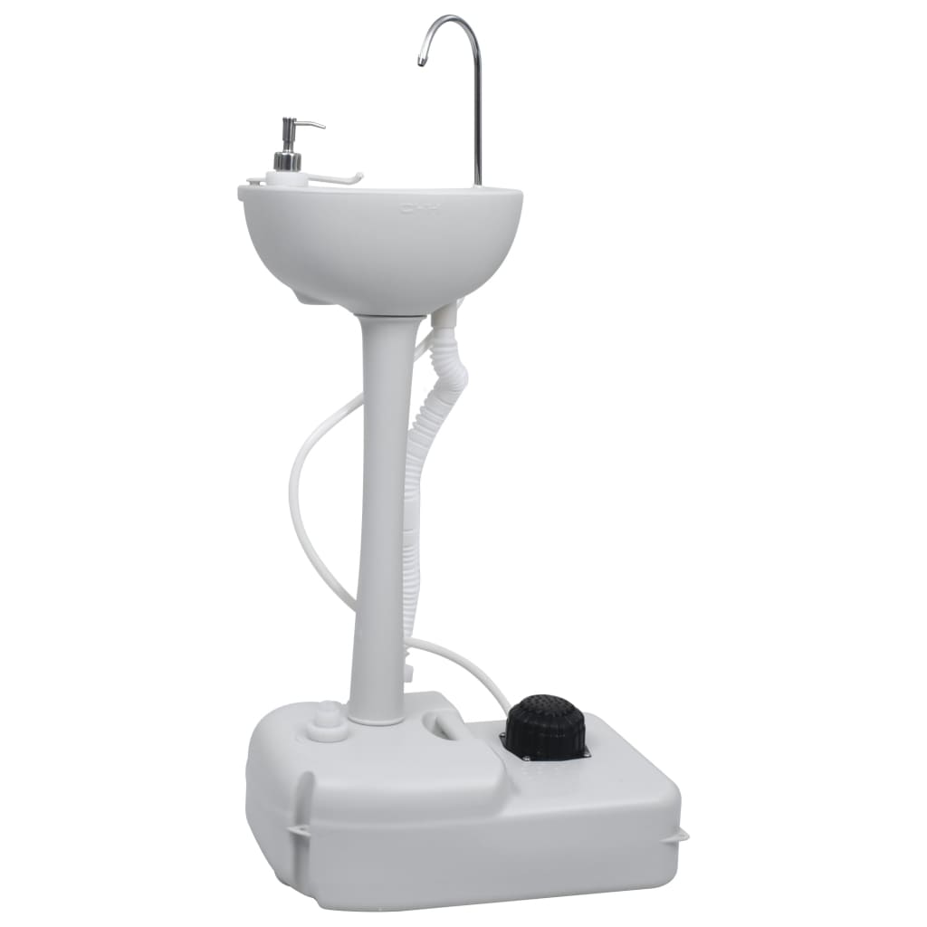 vidaXL Ensemble de toilette support de lavage des mains réservoir eau