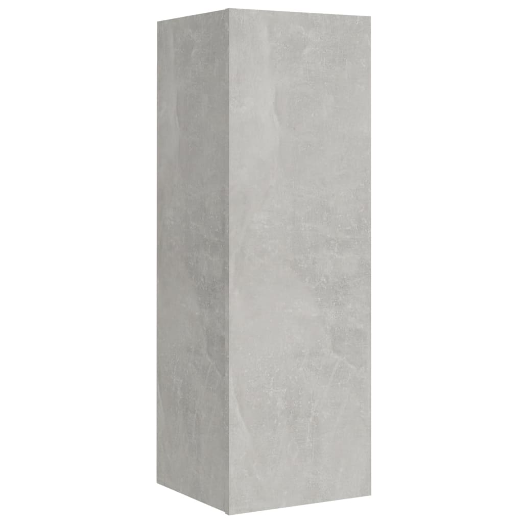 vidaXL Ensemble de meubles TV 5 pcs Gris béton Bois d'ingénierie